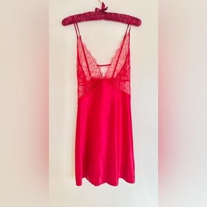 ❌CLEARANCE❌ Victoria's Secret Vibrant Red Lace Slip